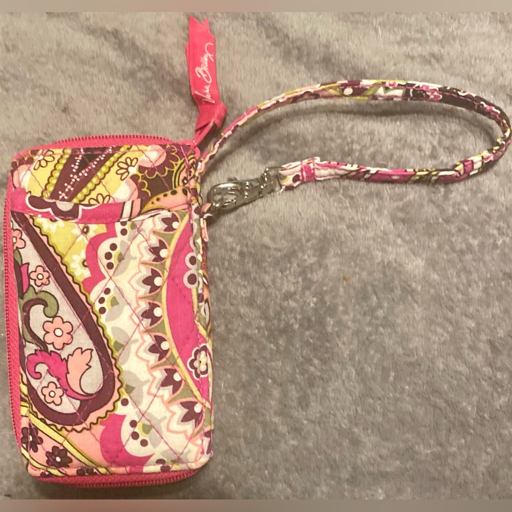 Vera Bradley All In One Wristlet in “Very Berry Paisley” (RETIRED PATTERN!)